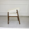 Chaise en bois avec tissu bouclette !