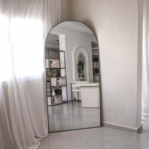 Miroir cercle en métal