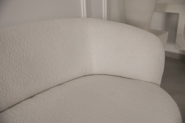 AE7A3278 Canapé en tissu bouclette