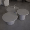 Trio de tables basses gigognes