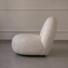 Fauteuil Pacha en tissu bouclette