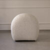 Fauteuil Pacha en tissu bouclette