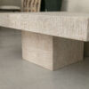 Table basse en travertin