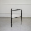 Chaise en fer forgé et tissu bouclette !