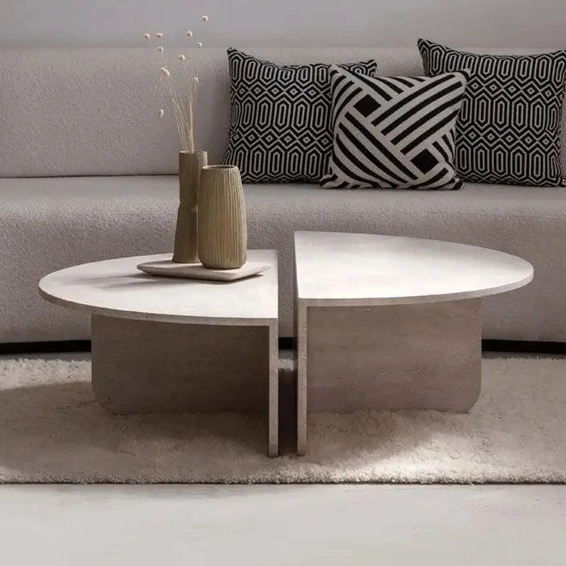 Table Basse Travertin