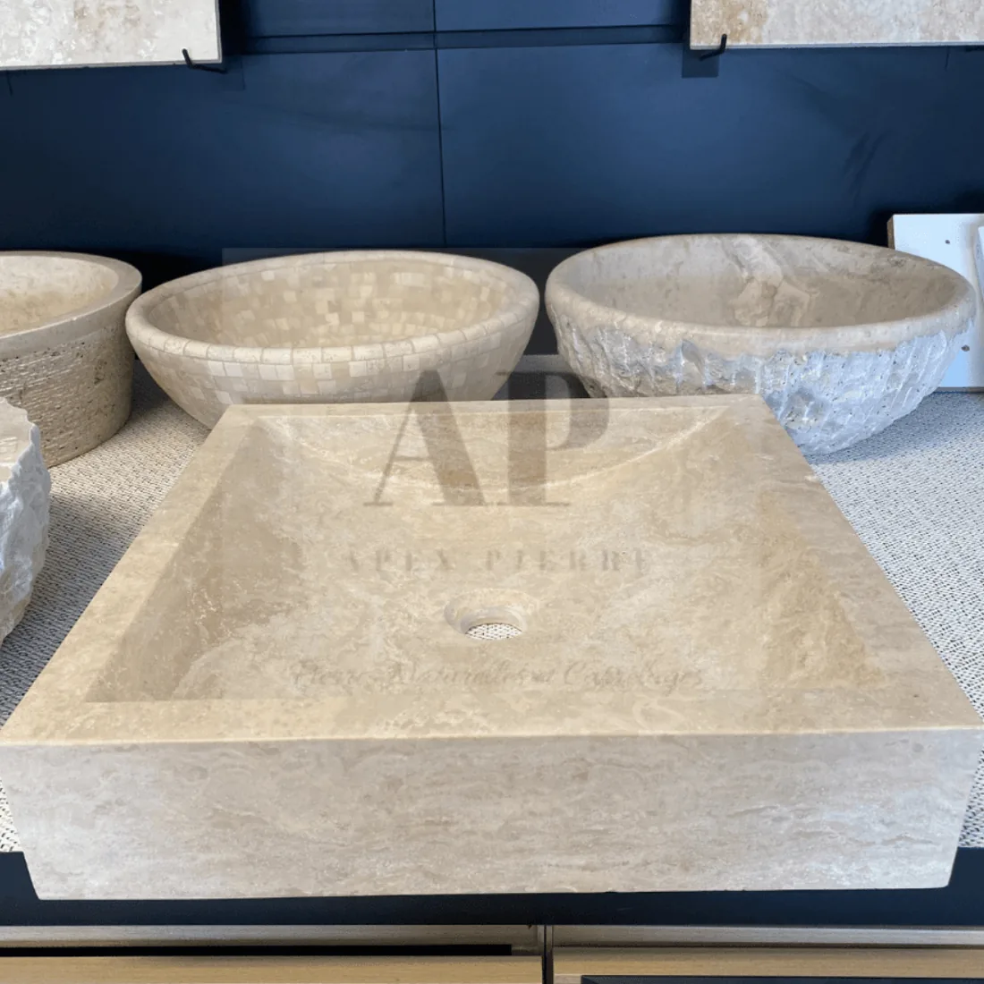 Vasque Travertin Beige