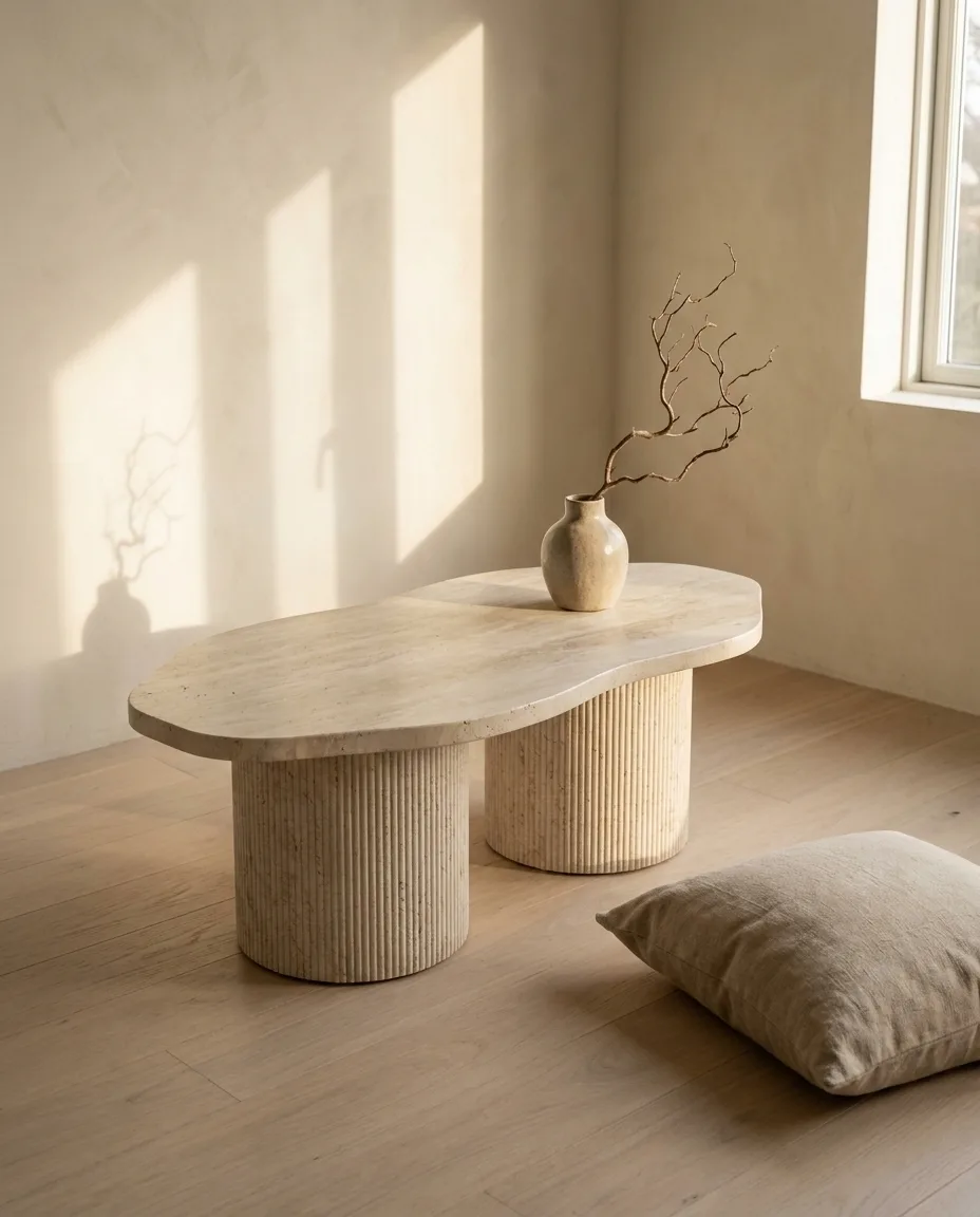 Tables basses en travertin Azzro Home