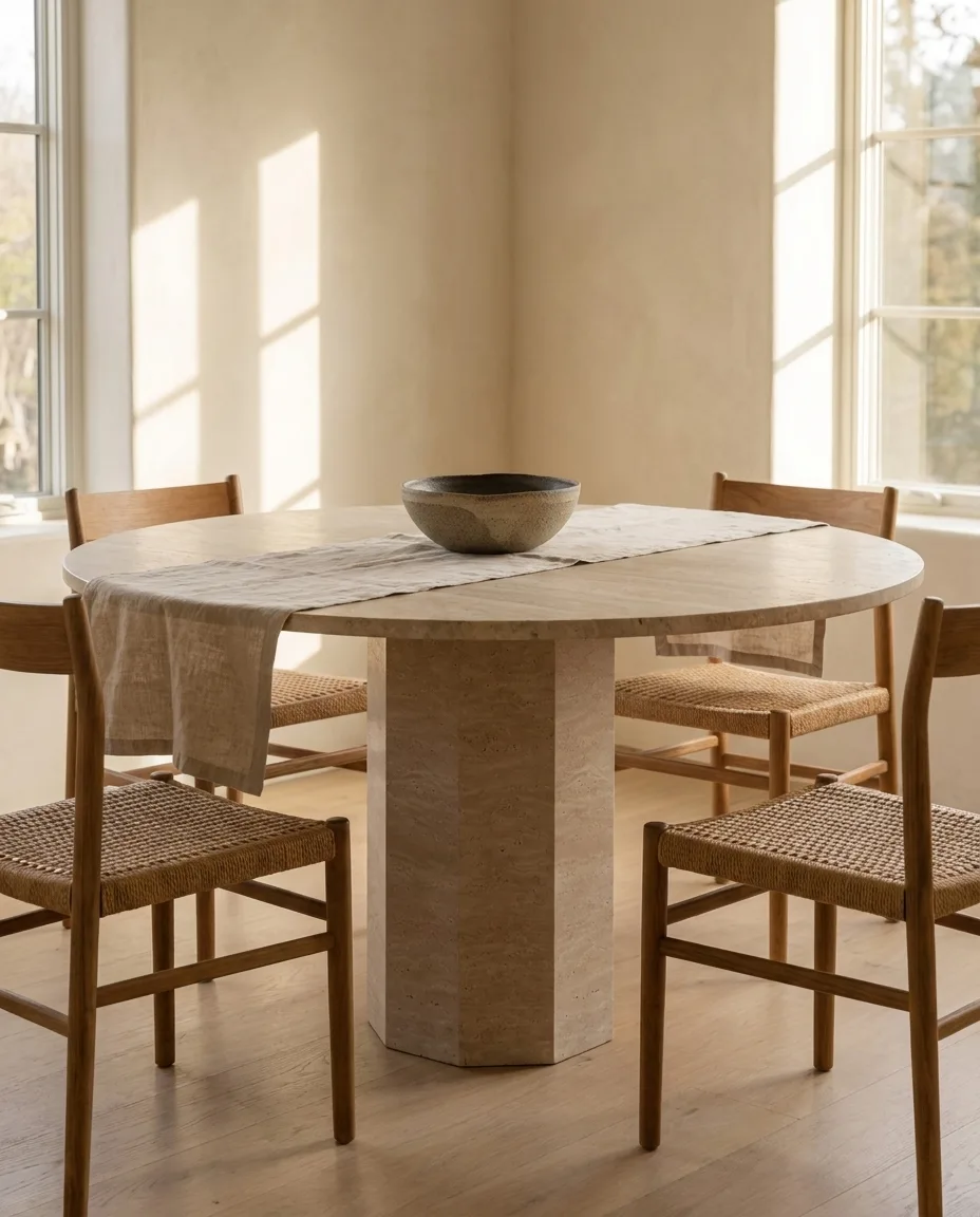 Tables en travertin Azzro Home