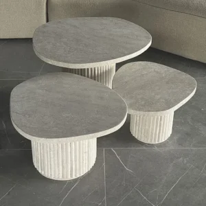 Table Basse Travertin Gigogne​